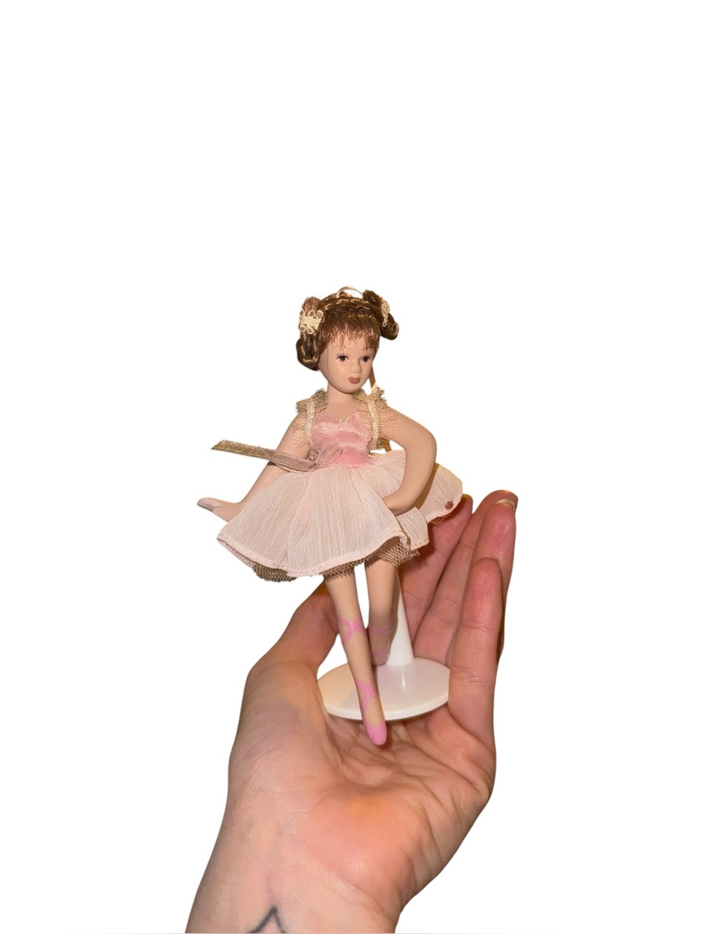 Vintage porcelain ballerina doll